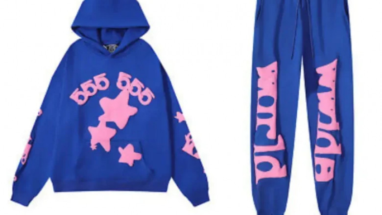 The Blue SP5DER Hoodie A Streetwear Statement Redefining Urban Fashion