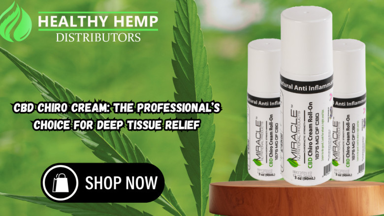 CBD Chiro Cream 1875mg Clinical-Strength Pain Relief Roll-On