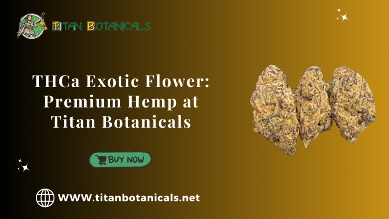 Buy Premium THCa Exotic Flower Strains by Titan Botanicals