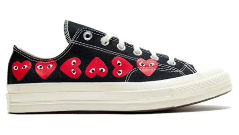 CDG Multi Hearts Converse Low Style Breakdown