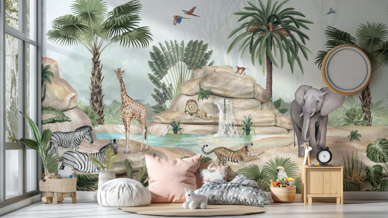 Transform Your Walls with Playful Animal Prints