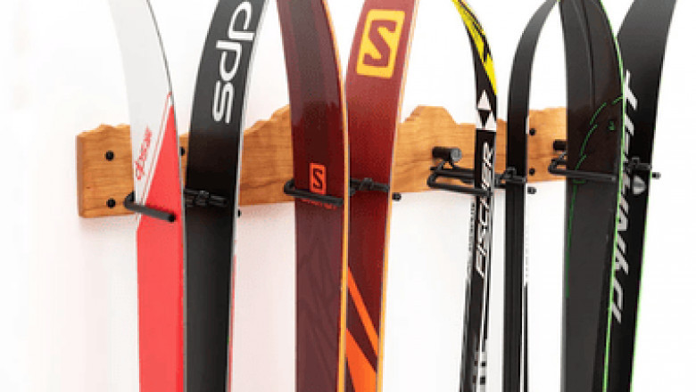 Declutter Your Space with Wall-Mounted Ski Storage