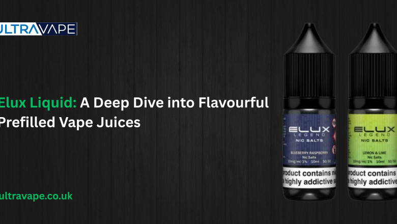 Elux Liquid: A Deep Dive into Flavourful Prefilled Vape Juices