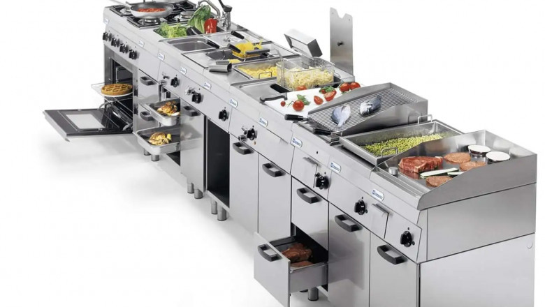 Premium Industrial Kitchen Equipment Setup