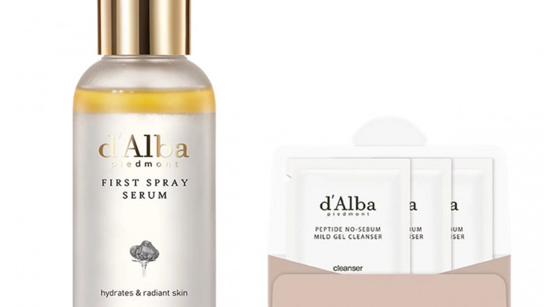 White Truffle First Spray Serum + Slightly Acidic Gel Cleanser Set