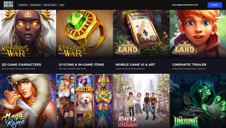 Artistic Excellence for Every Stage of Game Development