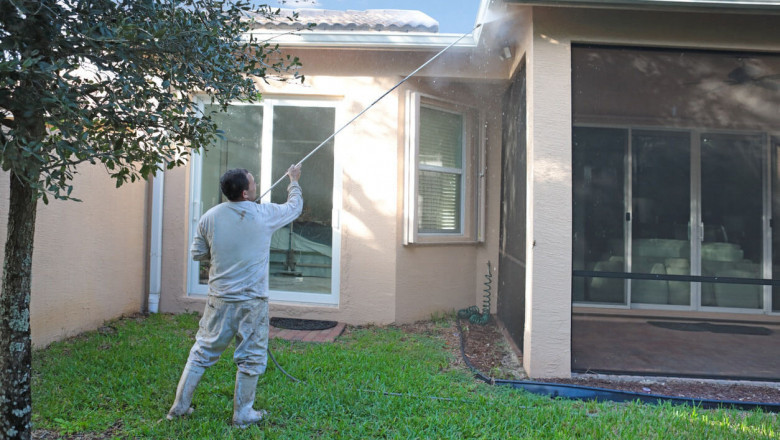 Stucco Pressure Washing in Escondido CA