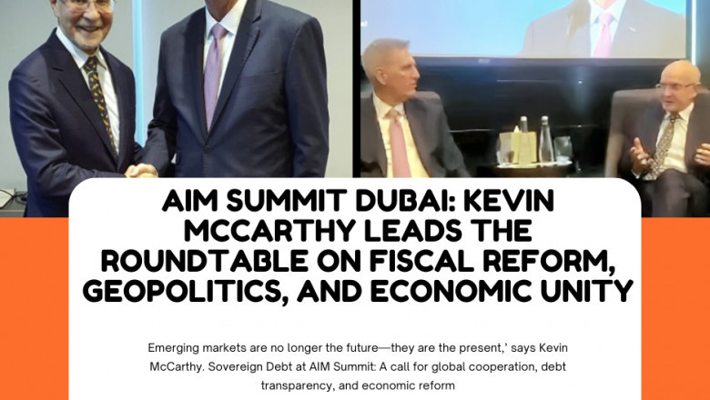 Kevin McCarthy's Global Economic Vision: Sovereign Debt, Political Polarization & Emerging Markets at AIM Summit Dubai