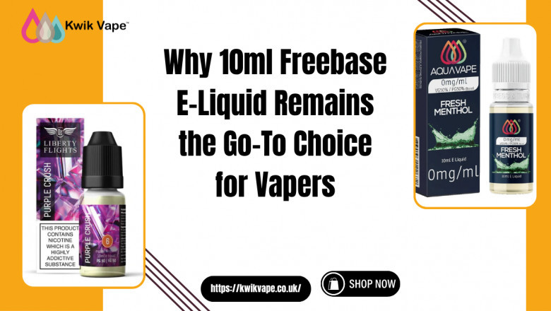 10ml Freebase E-Liquid UK | Smooth Vape Juice by Kwik Vape