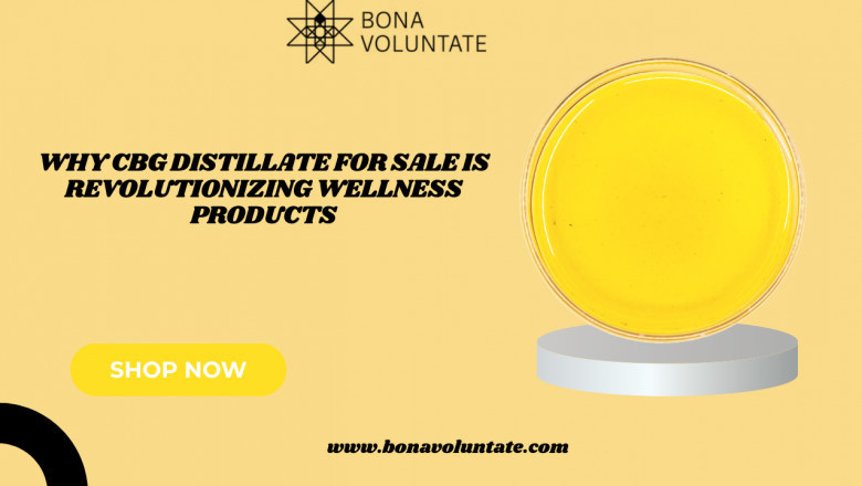 Why CBG Distillate for Sale is Revolutionizing Wellness Products