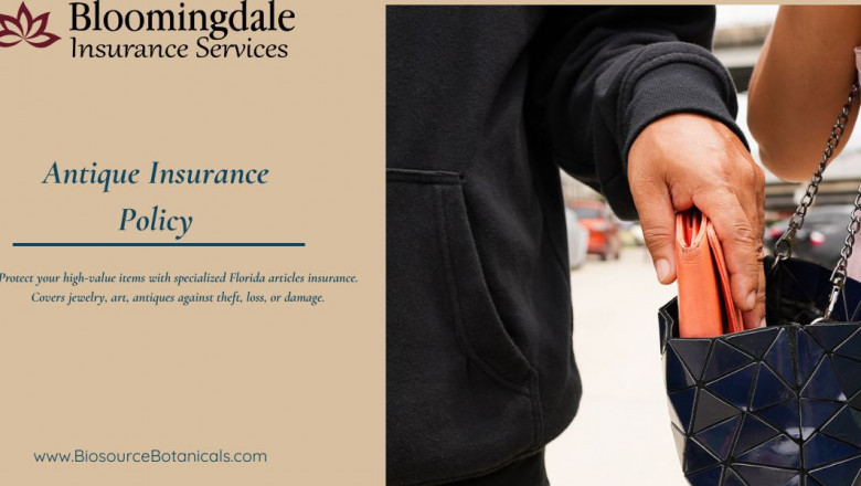 Protecting Treasured Possessions with an Antique Insurance Policy from Bloomingdale Insurance Services
