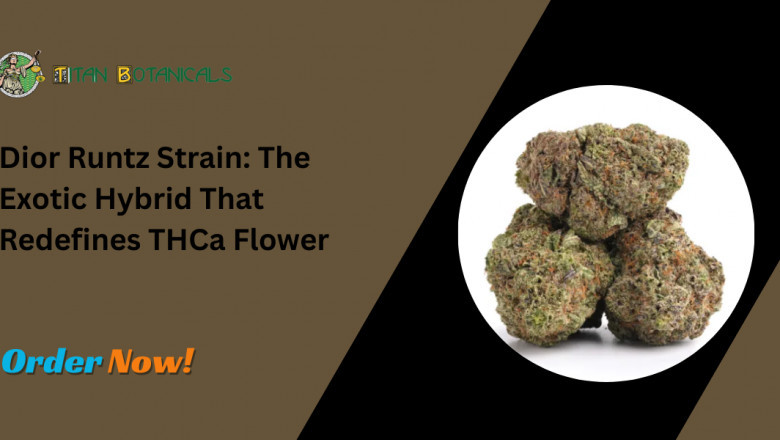 Dior Runtz Strain: The Exotic Hybrid That Redefines THCa Flower