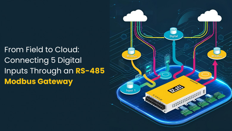 From Field to Cloud: Connecting 5 Digital Inputs Through an RS-485 Modbus Gateway