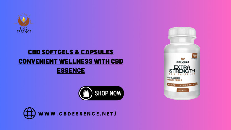 CBD Softgels & Capsules Convenient Wellness with CBD Essence