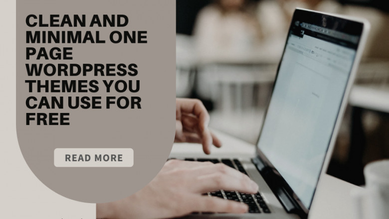 Clean and Minimal One Page WordPress Themes You Can Use for Free