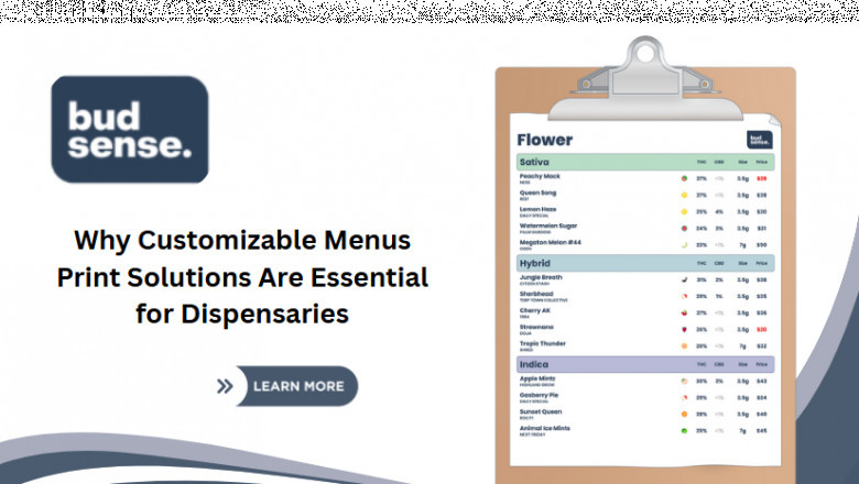 Why Customizable Menus Print Solutions Are Essential for Dispensaries