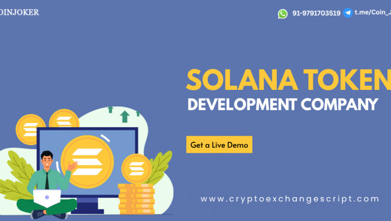 Accelerate Your Blockchain Venture with Our  Solana Token Development Company