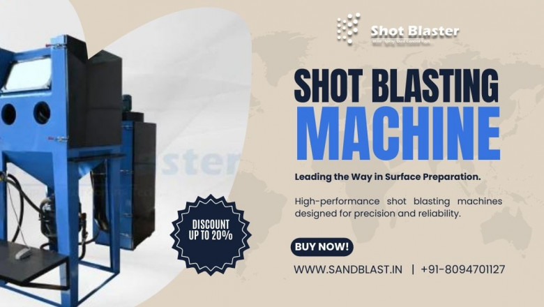 Shop Shot Blasting Machine for Pipeline Joint Cleaning