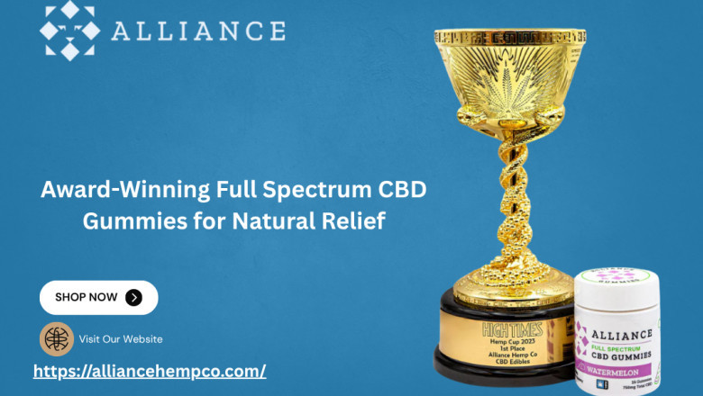 Award-Winning Full Spectrum CBD Gummies for Natural Relief
