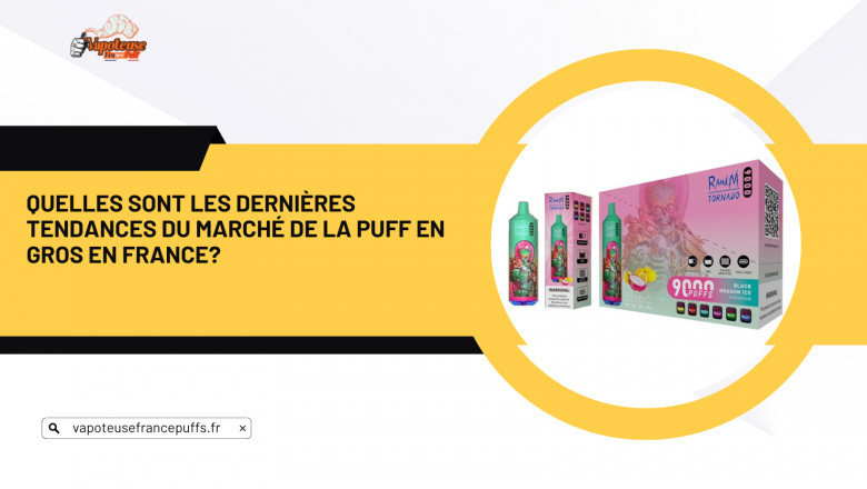 Quelles sont les dernières tendances du marché de la puff en gros en France?