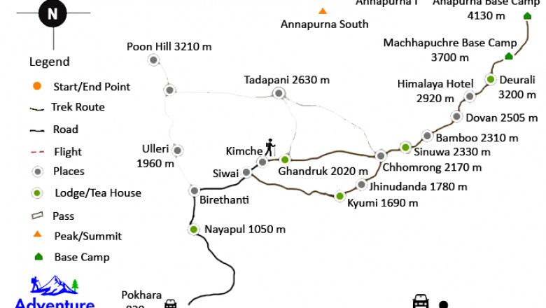 Annapurna Base Camp Trek Map – A Guide From My Experience