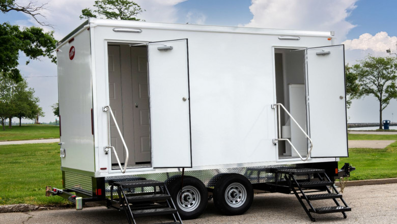Elevate Your Event with Luxury Bathroom Trailer Rentals in Lemoore