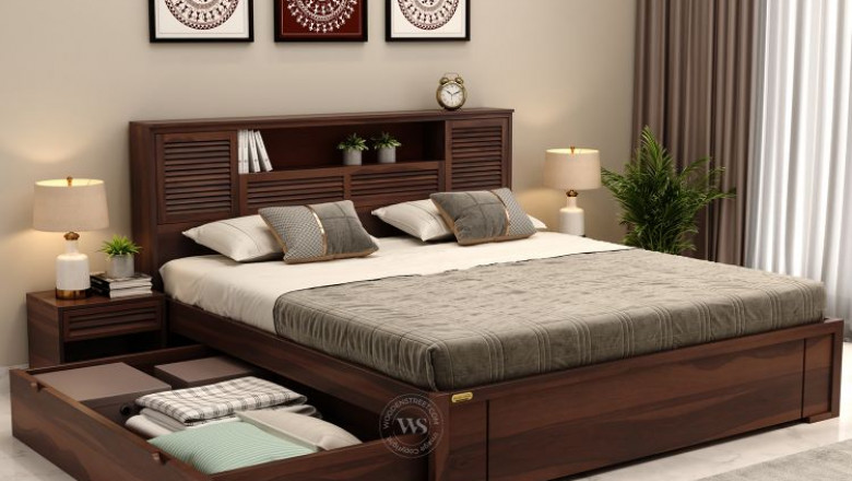 Storage-Integrated Double Bed Designs for Organized Living
