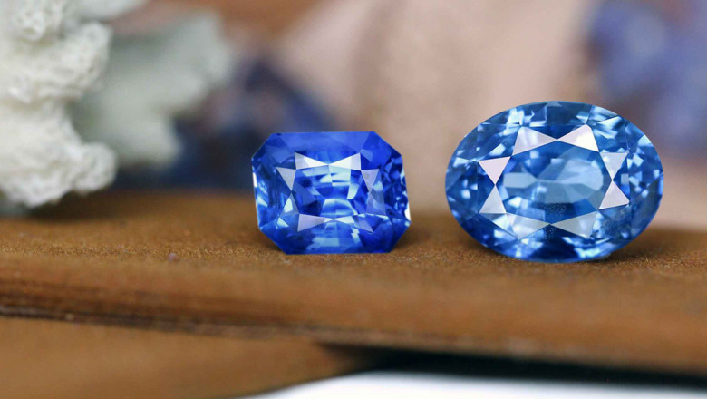 Buy Blue Sapphire Pair At Navratan Gemstone