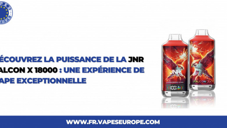 Découvrez la puissance de la JNR Falcon X 18000 : Une expérience de vape exceptionnelle
