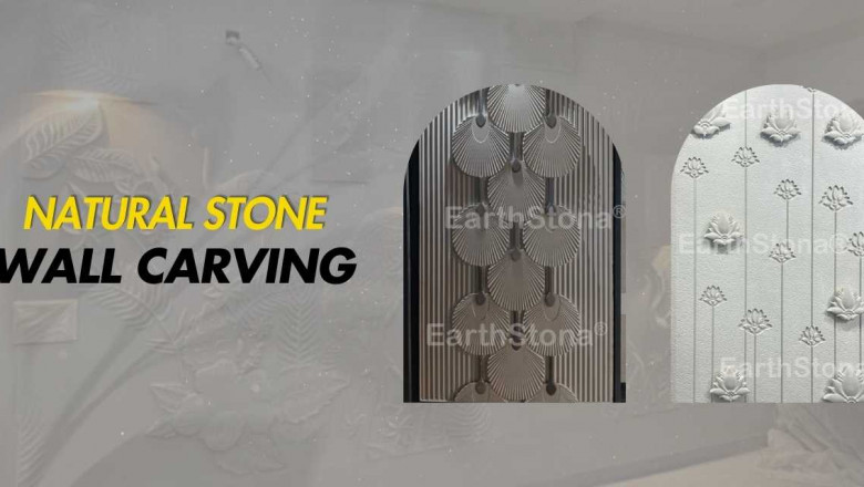 Natural Stone Wall Carving | EarthStona