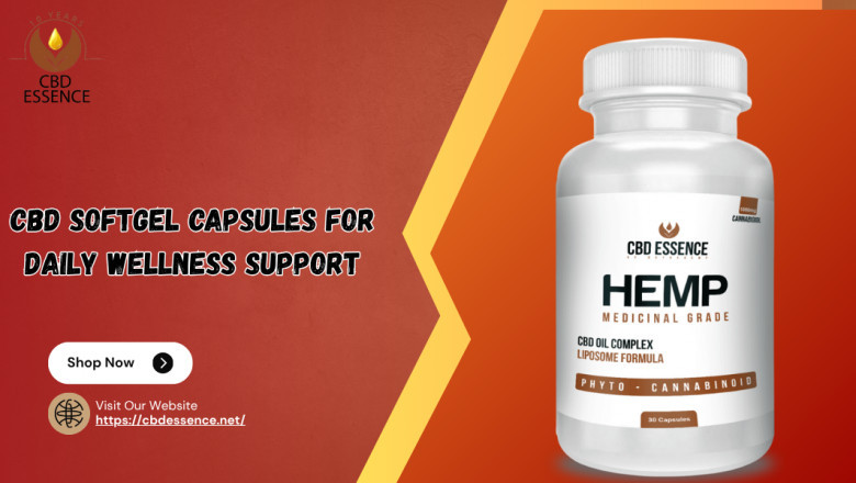 CBD Softgel Capsules for Daily Wellness Support