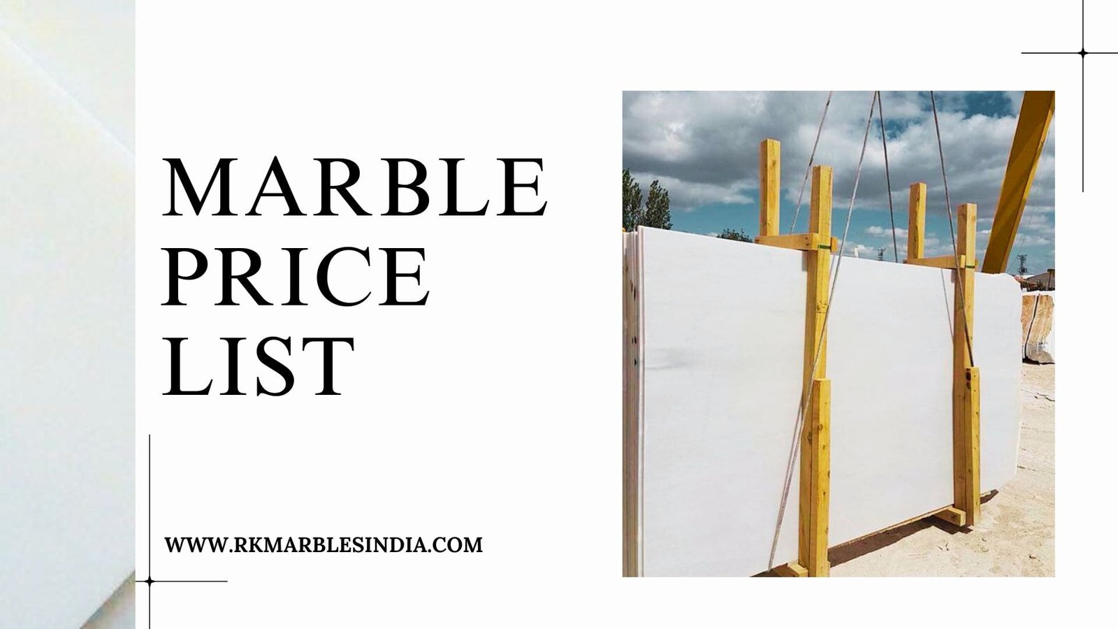 Marble Price List in India, Latest Updated Rate 2024