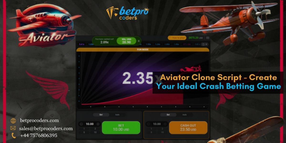 Aviator Clone Script - Create Your Ideal Crash Betting Game