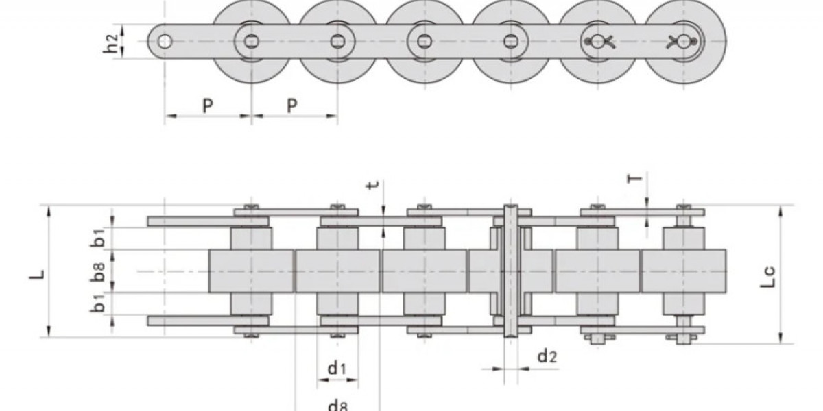 Properties and uses of various hanging cottered roller chains