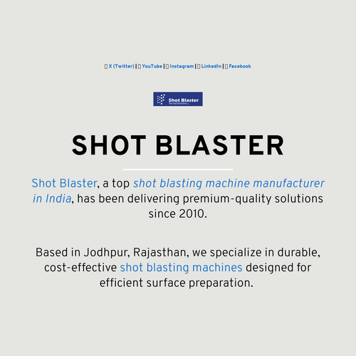 Shot Blasting Machine - Shot Blaster