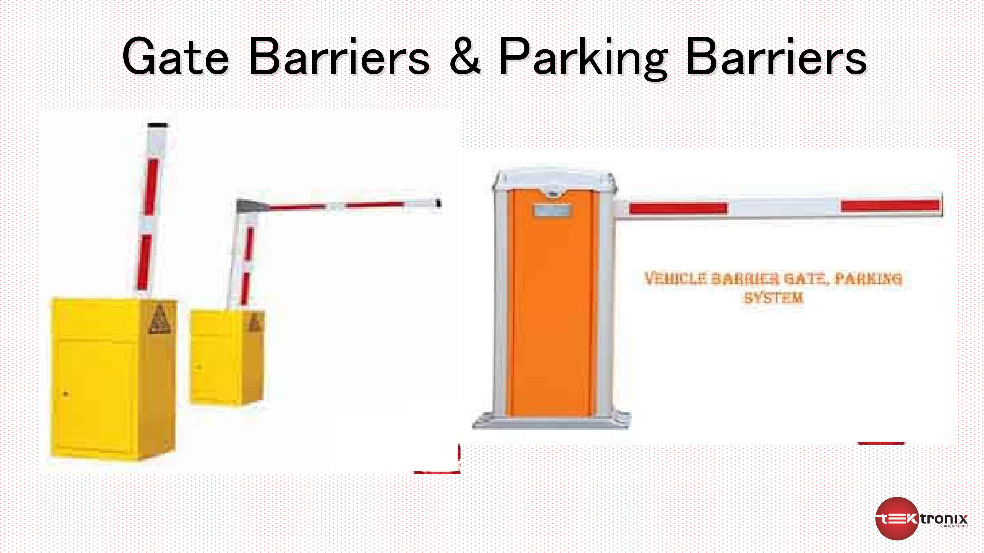 Gate Barrier System | Boom Barrier UAE Tektronix Technologies