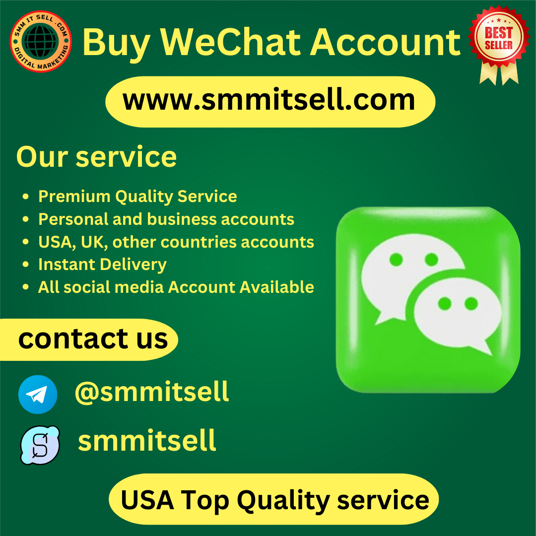 Buy Wechat Account - Buy Online in 2025