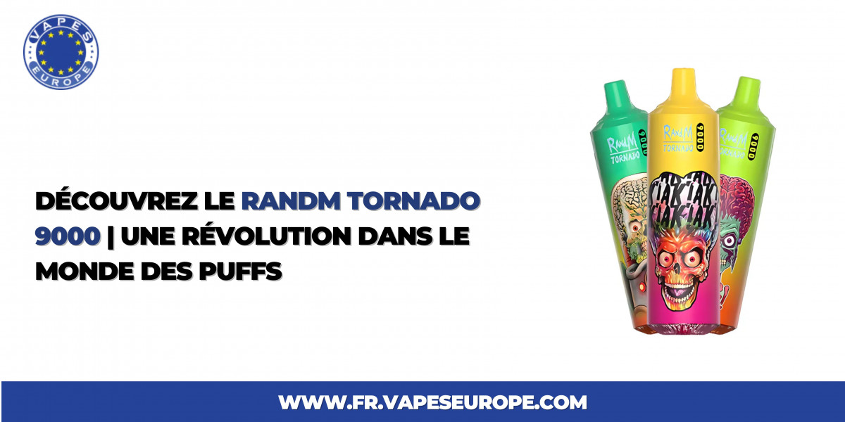 Découvrez le RandM Tornado 9000 Une Révolution dans le Monde des Puffs