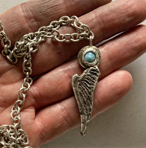 Guardian Angel Wing Necklace for Men – Symbol of Strength & Protection