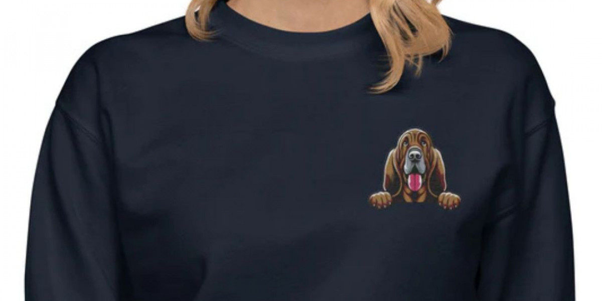 Dog Lover Sweatshirts Cozy Pet Embroidered Sweatshirts for Every Dog Enthusiast