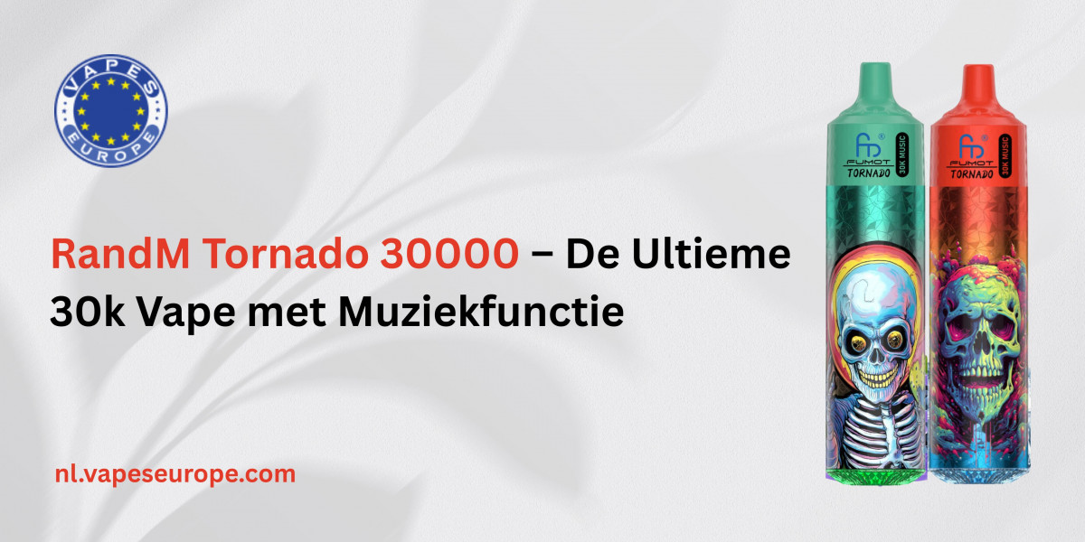 RandM Tornado 30000 – De Ultieme 30k Vape met Muziekfunctie